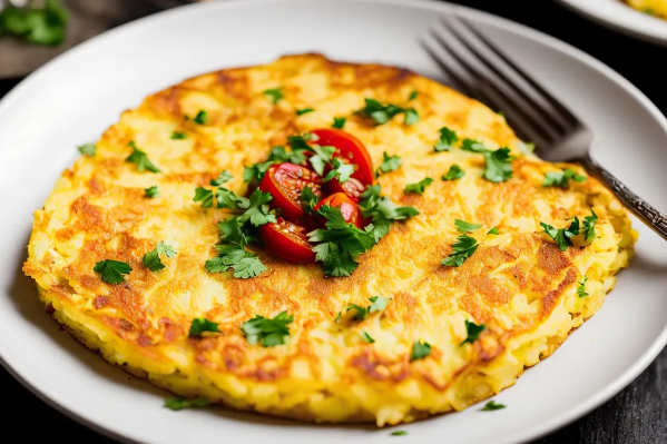 Patatesli Omlet / Potatoes Omlette